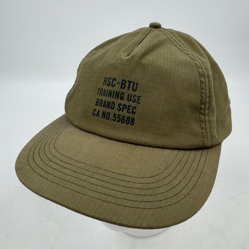 Herschel Supply Co Olive Green HSC BTU Training Use Brand Spec Baseball Cap