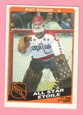 1984-85 O-Pee-Chee Pat Riggin #218 NHL All Star