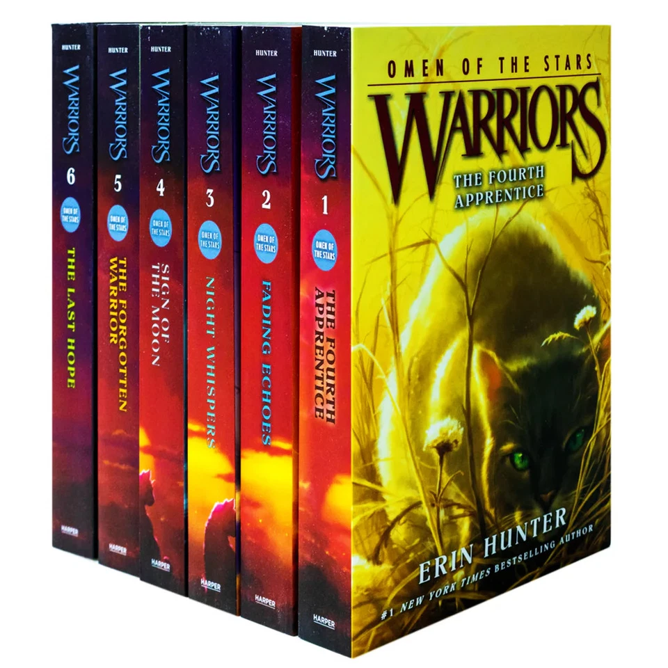 Warrior Cats Omen of the Stars Series 4 (Books 1-6) Collection Se | Erin Hunter