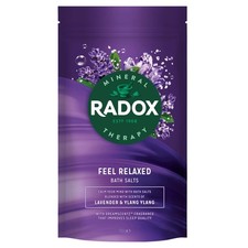 Radox Relaxed Bath Salts With Lavender & Ylang-Ylang Scent - 900G