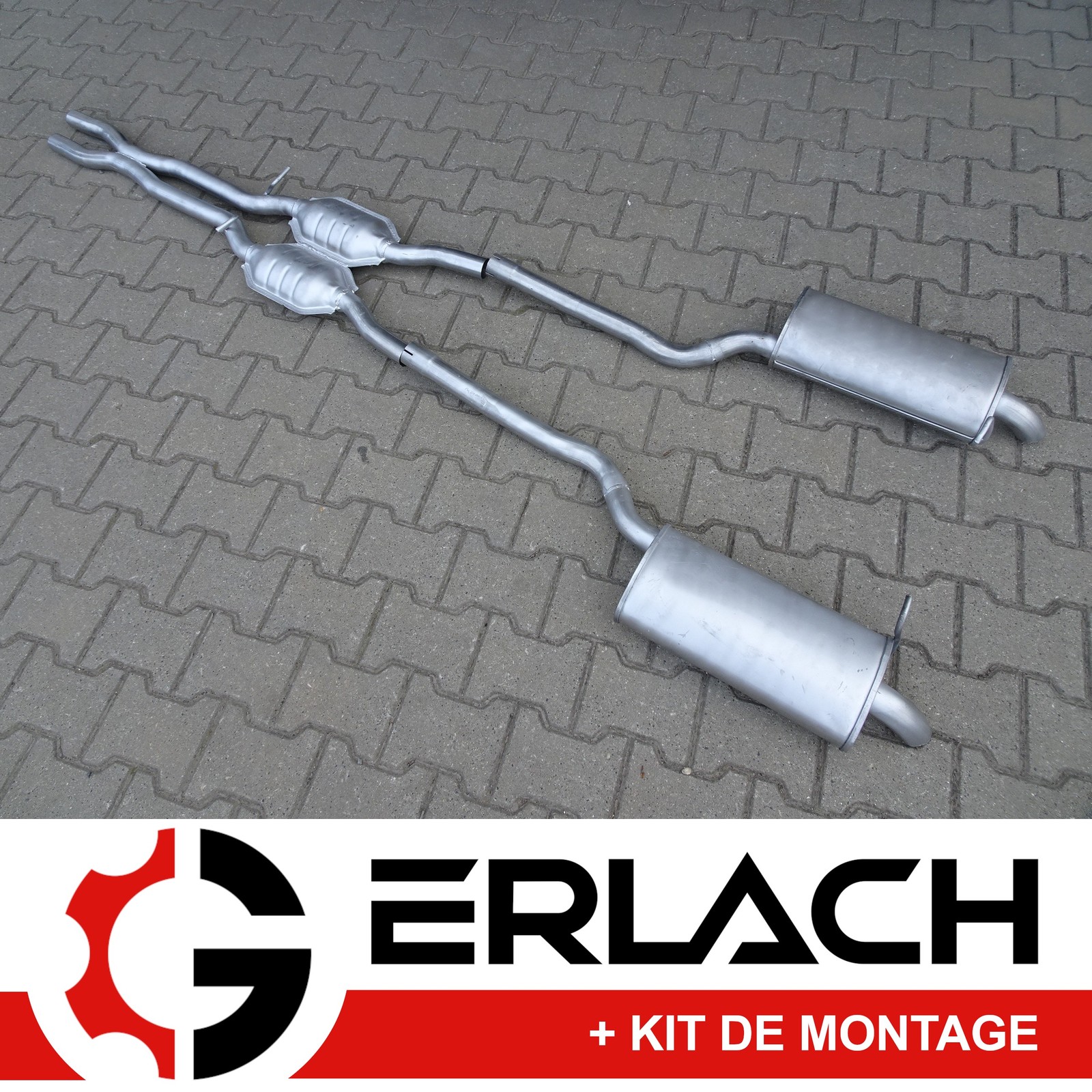 Silencieux échappement pour Passat B5 2.5 TDI et 2.8 Syncro 4motion