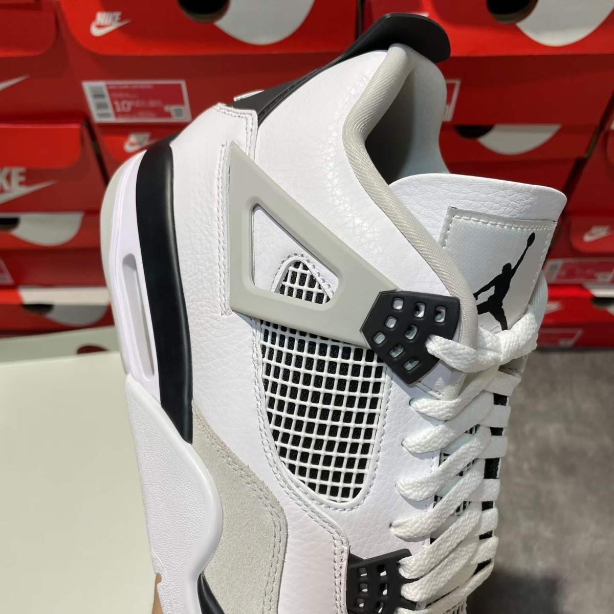 Size 9 - Jordan 4 Retro Mid Military Black for sale online | eBay