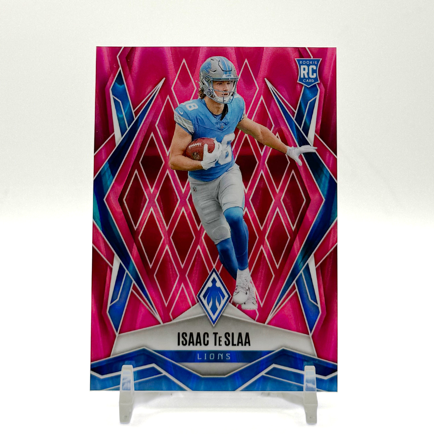 Isaac TeSlaa 2025 Panini Phoenix Pink Seismic /75 RC #189