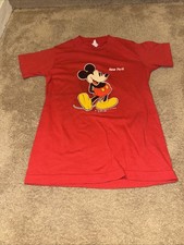 Vintage Mickey Mouse T Shirt Single Stitch New York Made In USA Kids