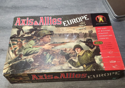 Axis & Allies Europe 1999 Board Game Avalon Hill New Unpunched Hasbro Vintage