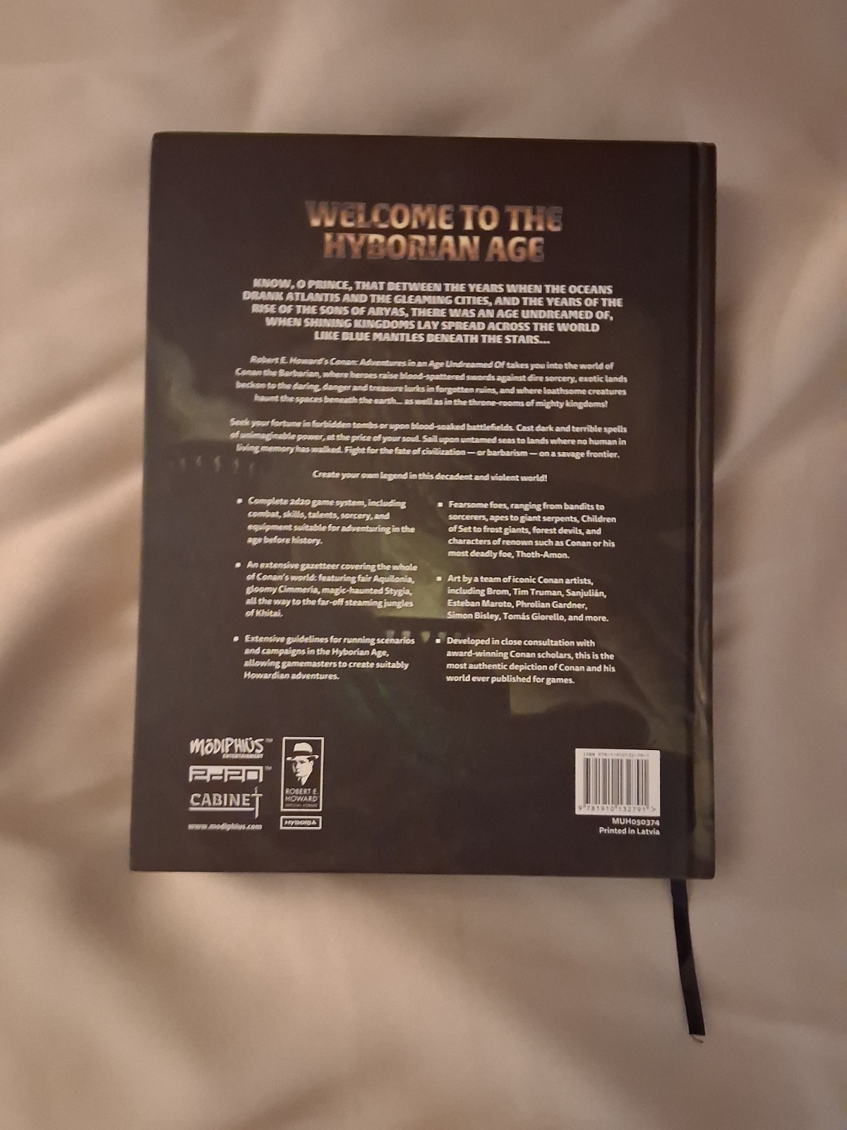 Conan: Adventures in an Age Undreamed Of RPG (Modiphius, 2017) Excellent