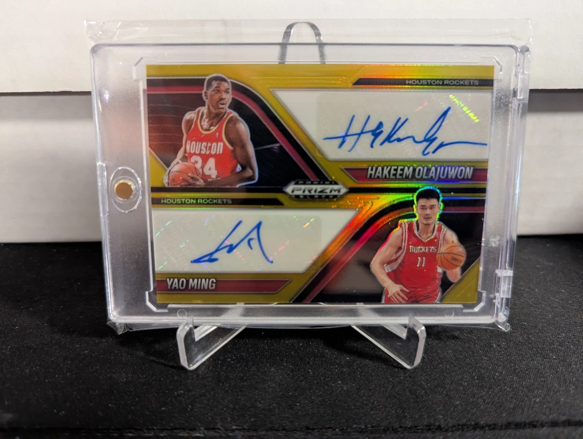 Panini Yao Ming Basketball Autographed Sports Trading Cards