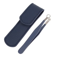 1 Set Round Head Nose Hair Tweezers Nose Hair Trimming Tweezers 3.31"x0.35"