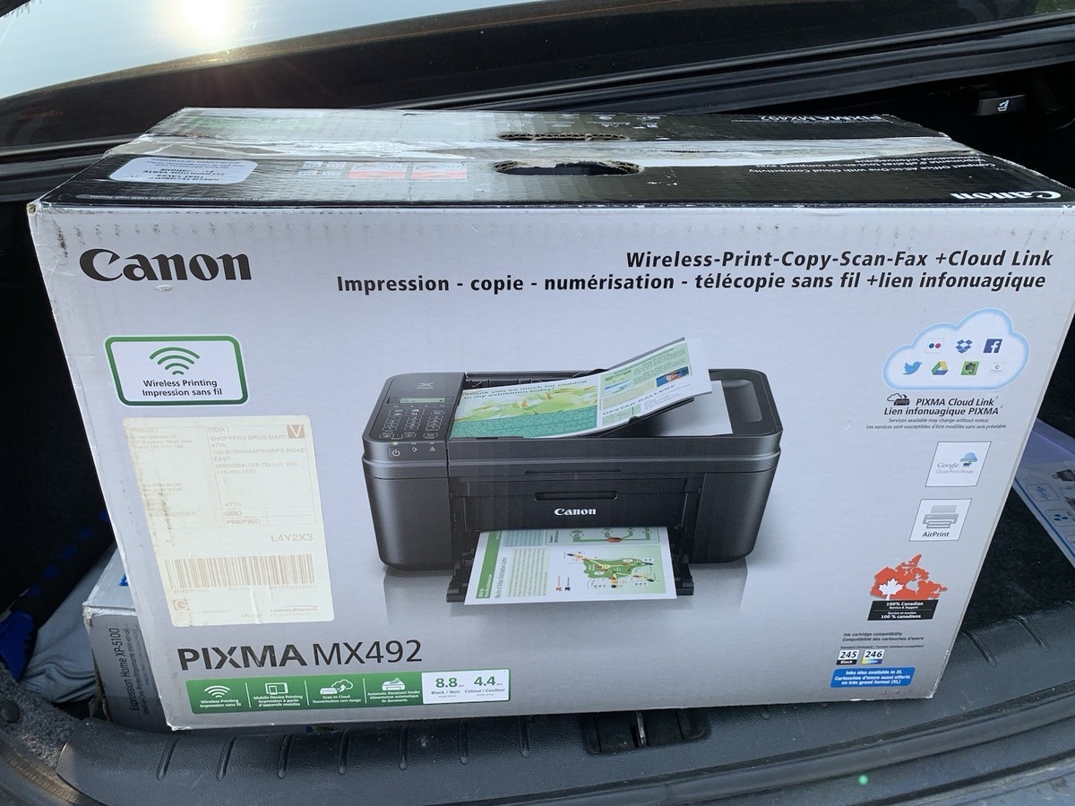 Canon Mx494 Pixma Mx490 Wireless Setup Canon PIXMA MX490 Wireless