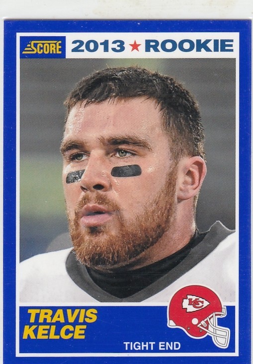 2013 Panini Score Blue Travis Kelce Rookie Card #431, Kansas City Chiefs Mint RC