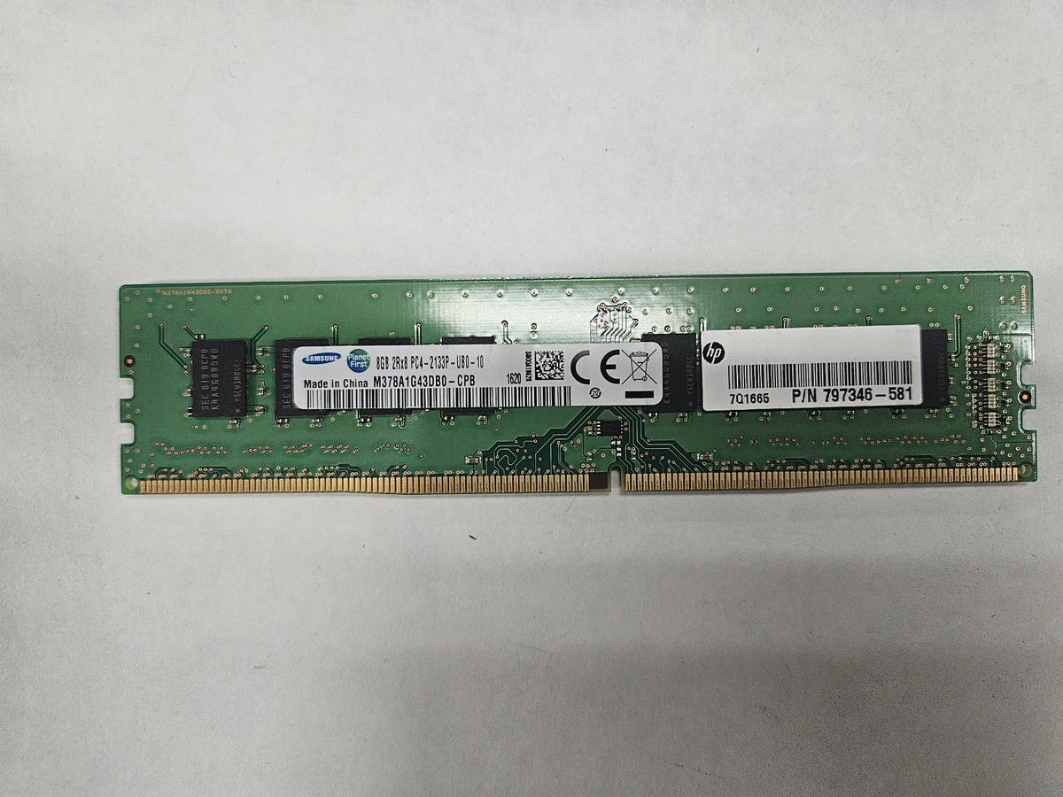 Samsung PC4-17000 (DDR4-2133) Bus Speed Computer RAM 8 GB Capacity