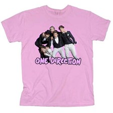 Image of ONE DIRECTION pink ladies fitted T shirt XLARGE