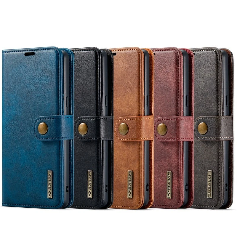 Removable Wallet Case Leather Flip Cover for Google Pixel 5A/6A/7A/8A/6/7/8 Pro - Image 2 of 4