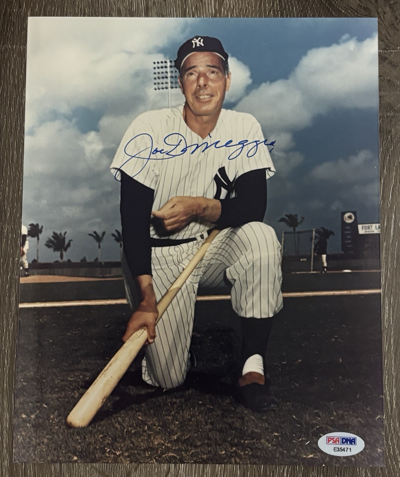 Joe DiMaggio Autographed New York Yankees 8x10 Photo PSA/DNA Authentic LOA