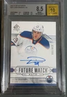 2014-15 SP Authentic Future Watch #277 LEON DRAISAITL AUTO RC #34 /999 * BGS 8.5