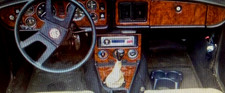 Fits Mgb Gt Mk4 1976-1980 Interior New Style Set Abs Walnut Wood Dash Trim Kit