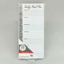 Happy Planner Weekly Meal Plan Grocery List Half Sheet Classic Size Filler To-Do