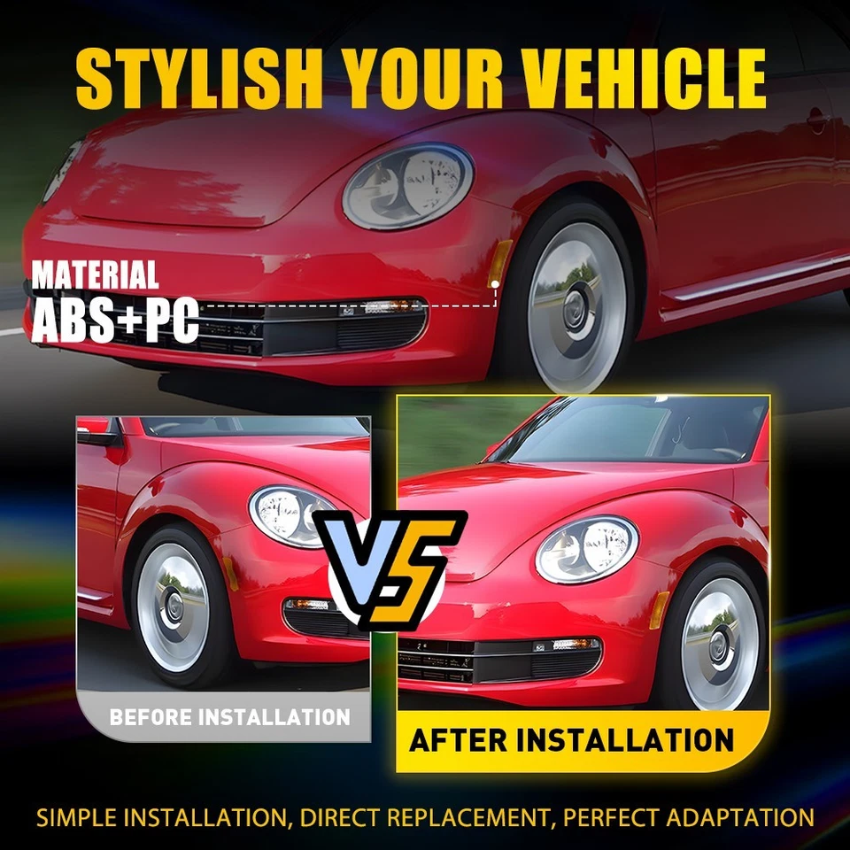 Корпус передних желтых габаритных огней бампера для Volkswagen Tiguan 2018-2023 годов выпуска - Изображение 2 из 4