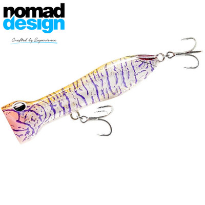NOMAD DESIGN Micro Popper Lure CHUG NORRIS 50 Holo Purple Shrimp