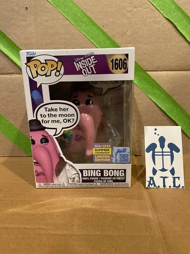 Bing Bong #1606 Disney Inside Out Funko Pop 2025 Summer Con Limited Edition
