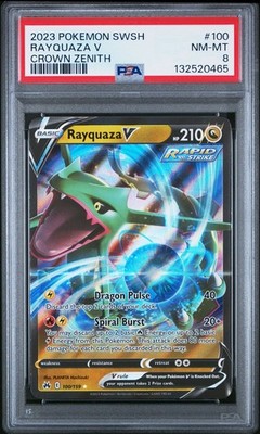 ポケモンカード　USA Rayquaza V 100/159 SWSH: Crown Zenith Holo for sale online | eBay
