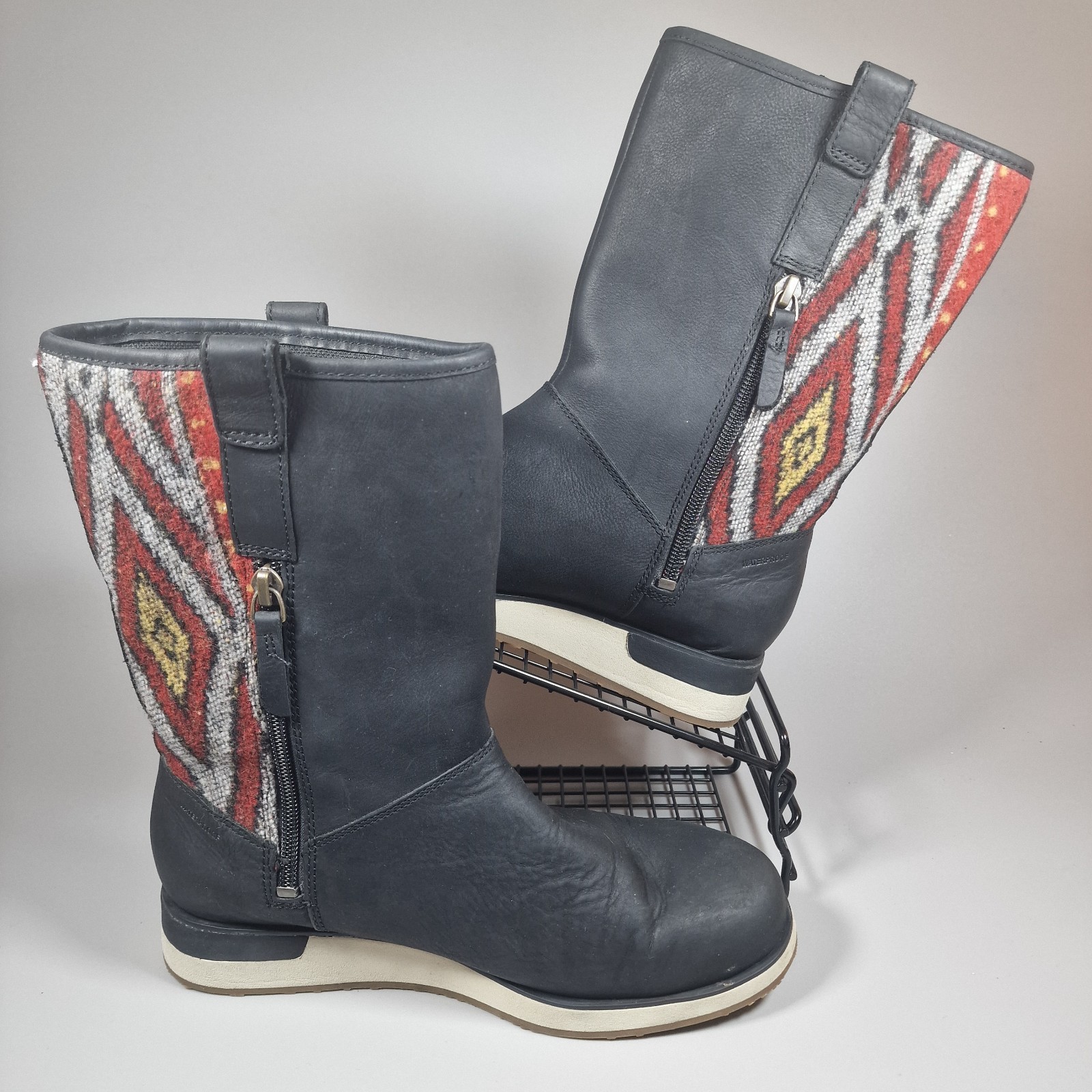 Stivali Merrell donna taglia 5 Roam impermeabili neri pull on invernali comodi aztechi