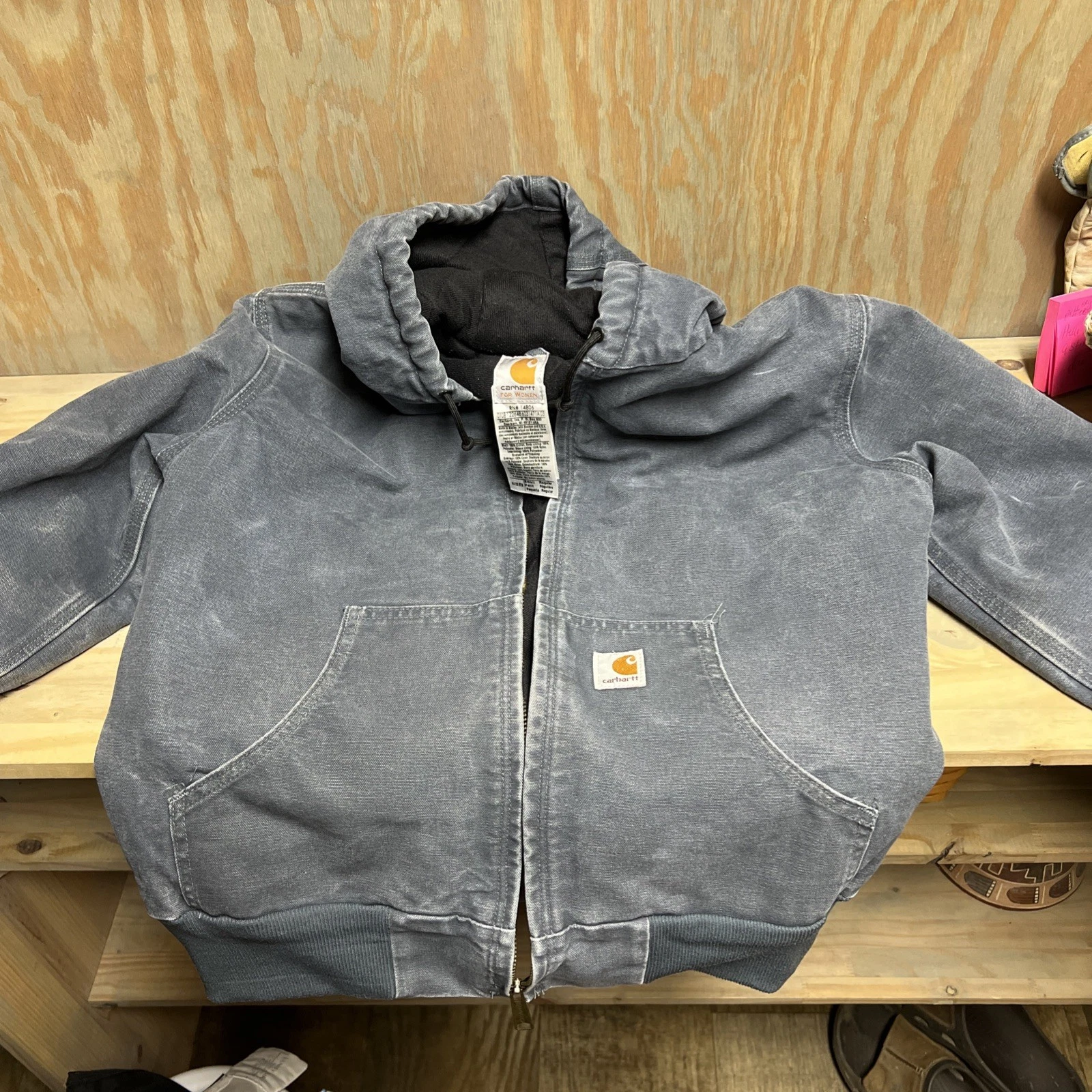 Vtg Y2K Carhartt Active Jac Duck WJ130 STM Storm Blue Jacket Women's Sz Small S
Opens in a new windo