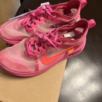 The 10 : Nike Zoom Fly Off-White US 8.5 Pink 191888908882| eBay