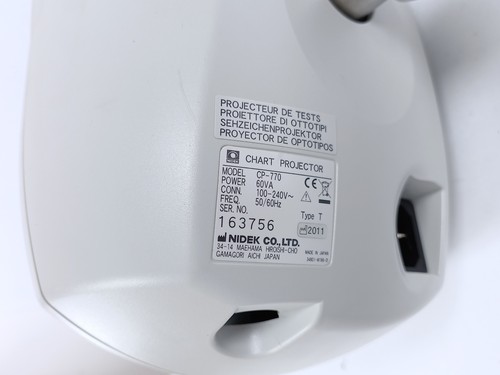 Nidek CP-770 Chart Projector - Picture 8 of 11