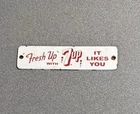 VINTAGE 7UP SODA COLA CRATE TAG PORCELAIN SIGN CAR GAS TRUCK OIL MOTORCYCLE