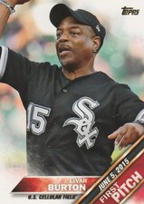 2016 TOPPS SERIES 1 LeVAR BURTON ACTOR  FIRST PITCH #FP-13 SP