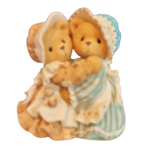 Cherished Teddies Figurine 1998 Haley & Logan “Sisters & Hugs Soothe The Soul” - Imagen 2 de 6