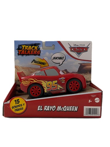 Disney Cars Toys Track Talkers Lightning McQueen Version Spanish - Picture 1 of 1