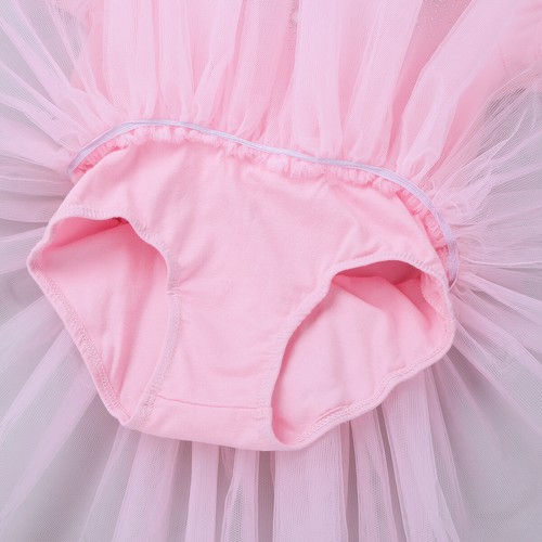 Girls Glitter Tutu Skirted Leotard Sequin Ballet Dance Dress Ballerina Dancewear - Picture 30 of 104