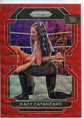 2022 Panini Prizm WWE Wrestling RUBY WAVE Parallel #185 Kacy Catanzaro - NXT 2.0