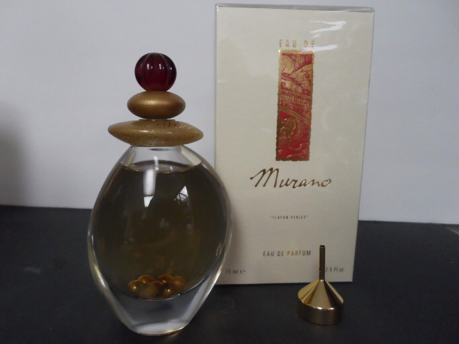 Eau de Murano EDP SPLASH 2.5 OZ / 75 ML New In Sealed Box Flacon Perles