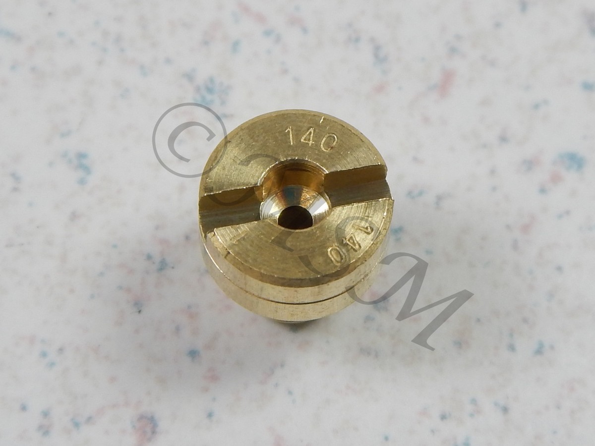 K&L Mikuni Large Round Main Jet N100/604 – Size #140, 18-4388, Made In Japan