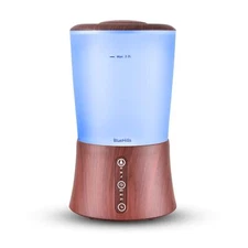 BlueHills 2000ML Extra Large Essential Oil Diffuser Humidifier Dark Wood Grain
