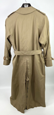 VTG Burberry's of London XX-Long Size 8 Trench Coat /w Nova Check