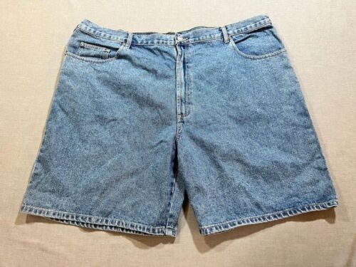 Route 66 Shorts Mens 46 Blue Denim Chino Pocketed Belted Button Zip Men.