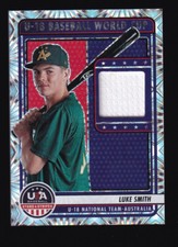 2023 Panini USA Baseball Stars & Stripes LUKE SMITH Fireworks Jersey Relic