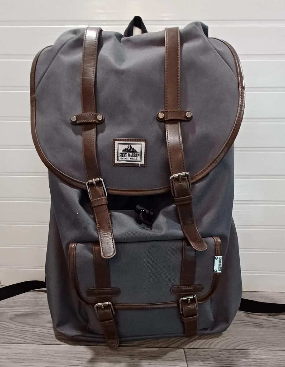 Steve Leather Laptop Backpack