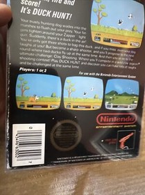 Nintendo NES 1985 Duck Hunt Gloss Sticker Seal Black Box Test Market RARE!