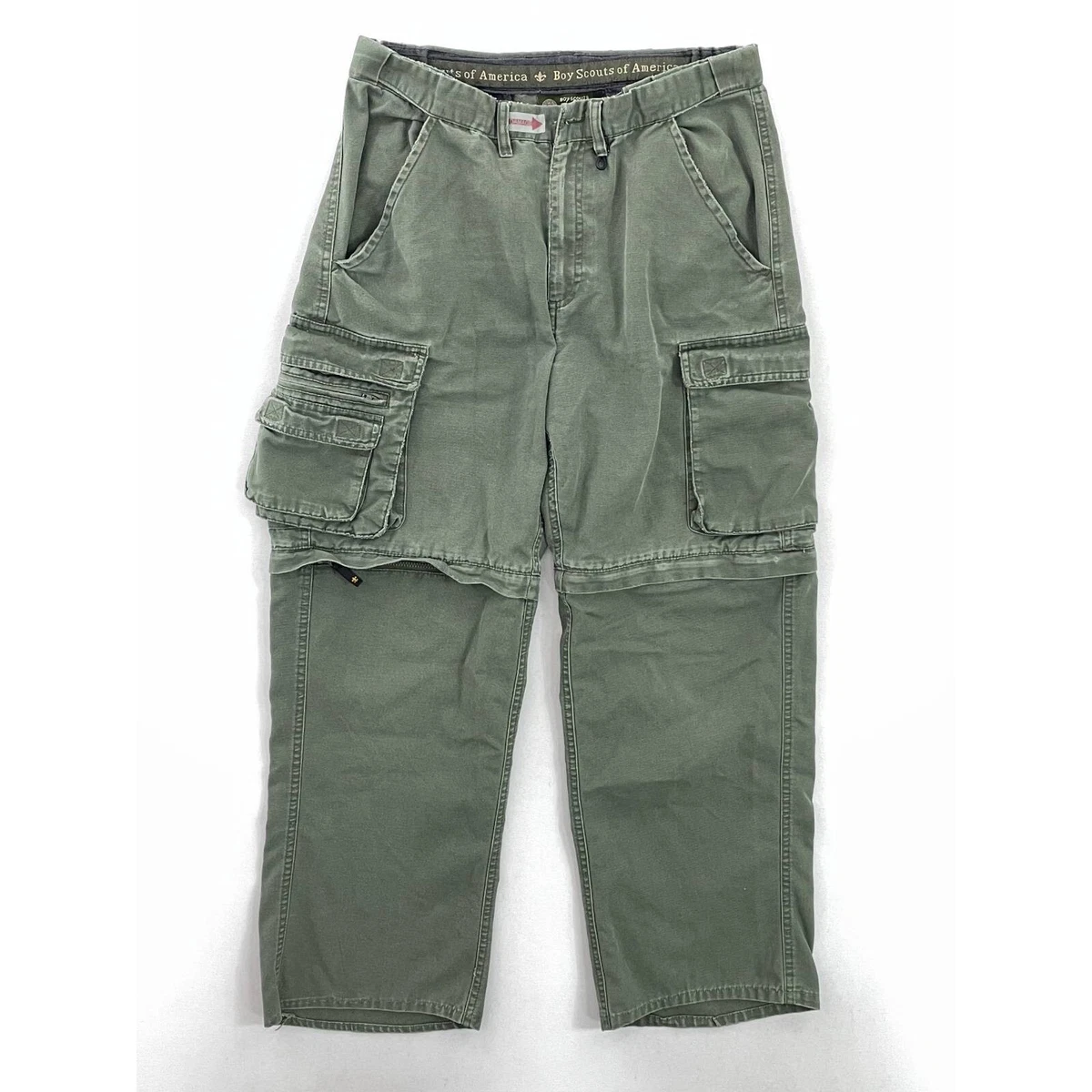 Boy scout green shop cargo pants