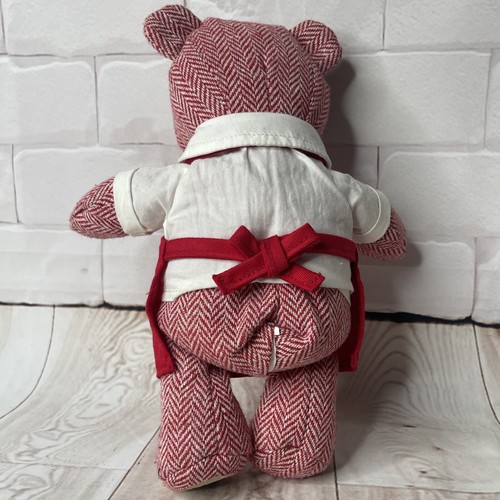 2016 Starbucks Red Apron Bearista Girl Teddy Bear 10" - Picture 4 of 4