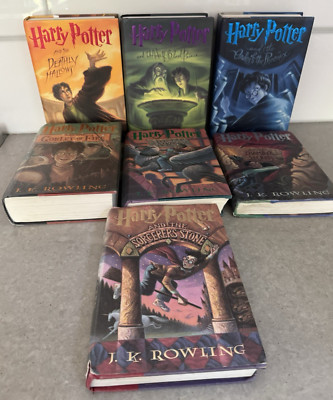 Harry Potter Complete Hardcover Set Books With Dust Jackets  1-7 HC