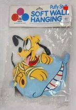 Vtg The Walt Disney Company 1984 Baby Pluto Soft Wall Hanging
