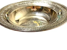 Vntg Reed and Barton JB Hudson and Company Silver Plated Bowl 10” Plate