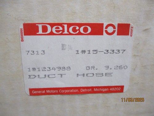 NOS 1976-77 Corvette A/C Hose #1234988 - Picture 3 of 3