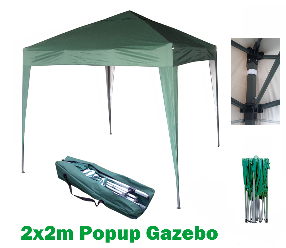 Mcc® 2x2m Pop-up Gazebo Waterproof Outdoor Garden Marquee Canopy